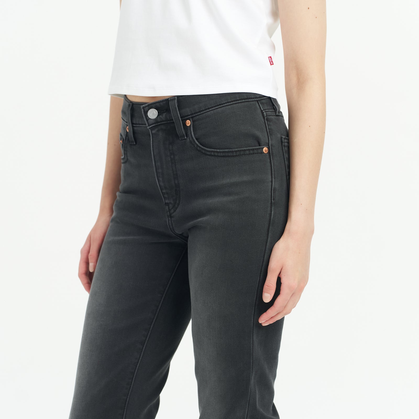 levi's® performance warm 724™ high-waisted straight jeans 1888304352530 Dark Indigo – Levi's Hong Kong