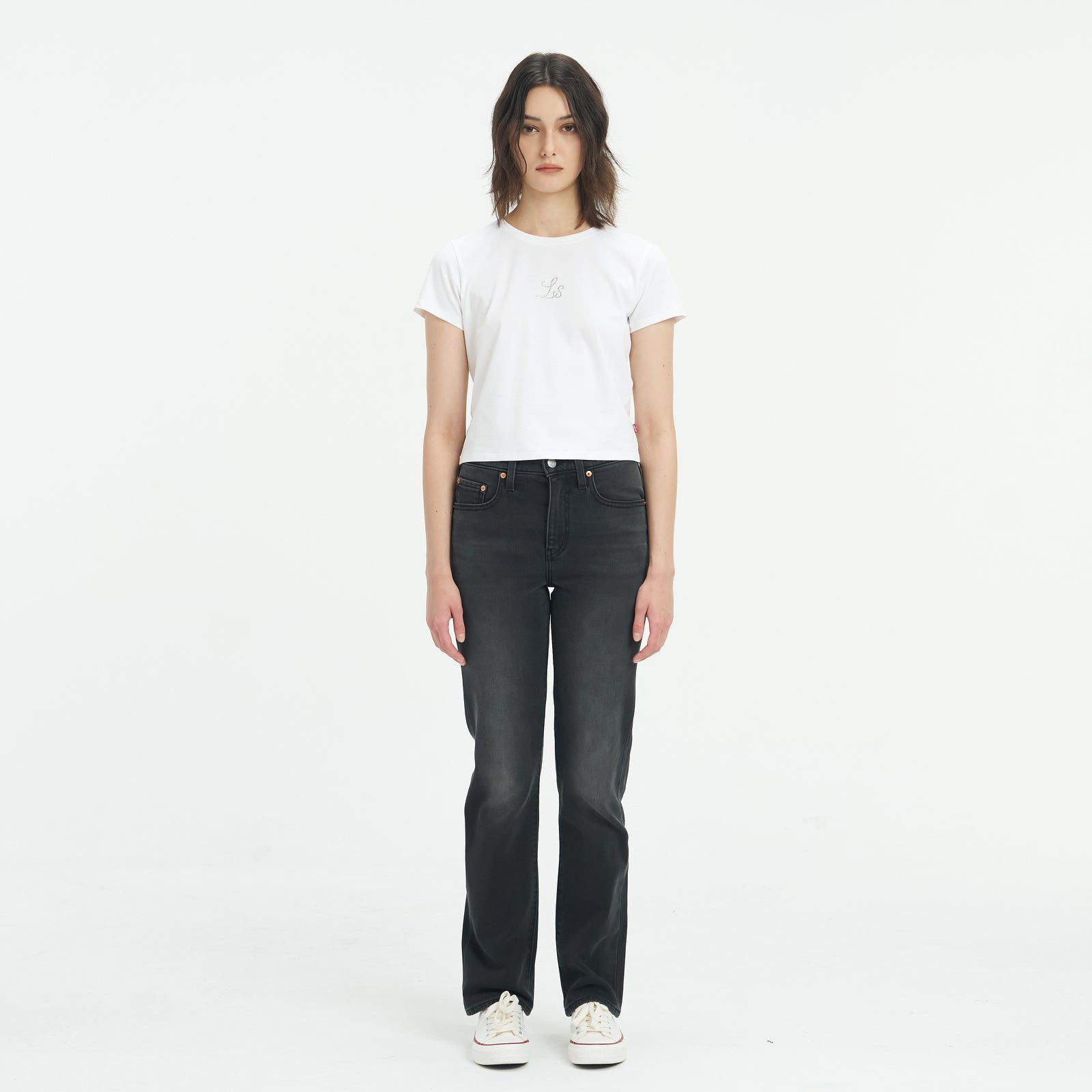levi's® performance warm 724™ high-waisted straight jeans 1888304352530 Dark Indigo – Levi's Hong Kong