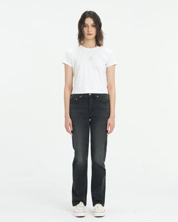 levi's® performance warm 724™ high-waisted straight jeans 1888304352530 Dark Indigo  – Levi's Hong Kong