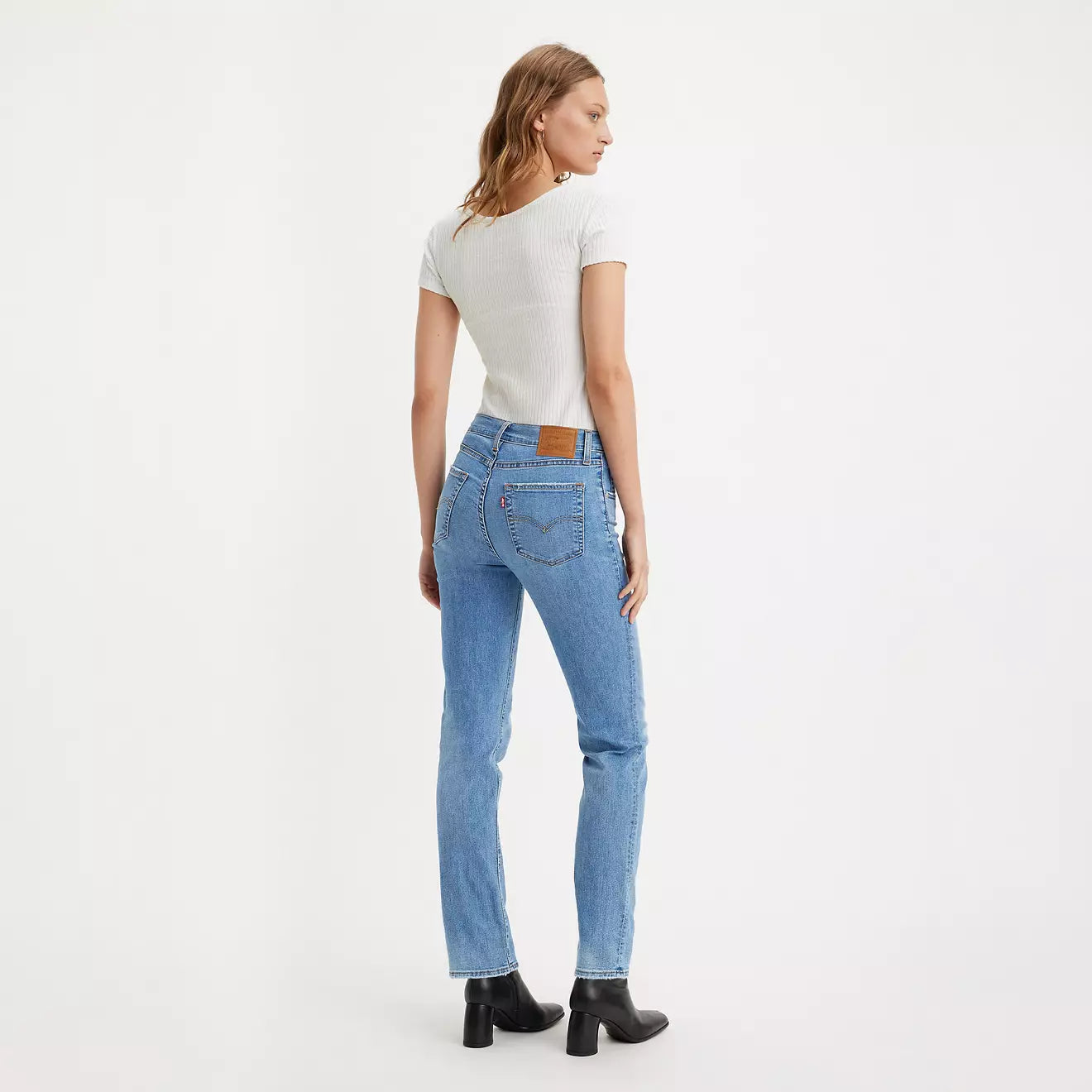 Levi's® 724 高腰修身直腳牛仔褲 | 女裝