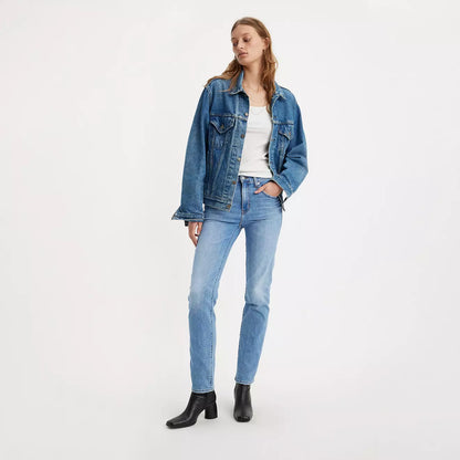 Levi's® 724 高腰修身直腳牛仔褲 | 女裝
