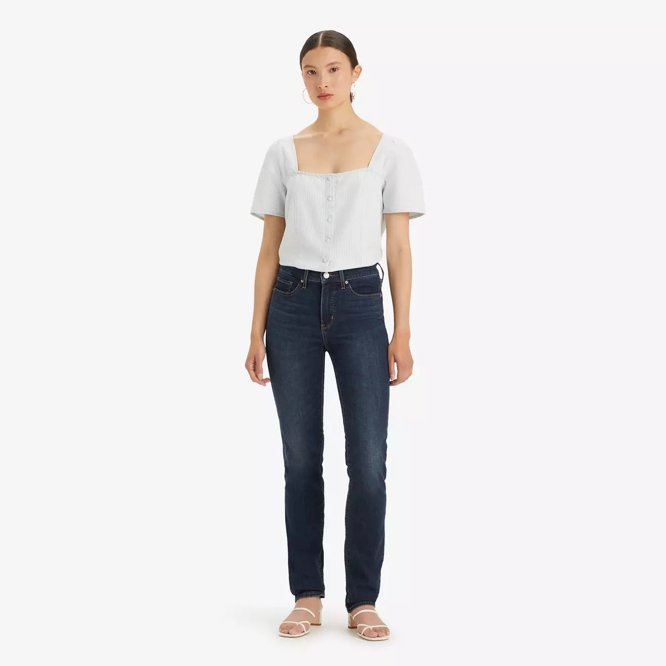 levi's® 312 塑形修身牛仔褲 | 女裝 1962702242528 Dark Indigo – Levi's 香港