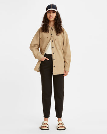 levi's® 高腰男友 boyfriend 牛仔褲 | 女裝 1974500052427 BLACK GOLD SELVEDGE  – Levi's 香港