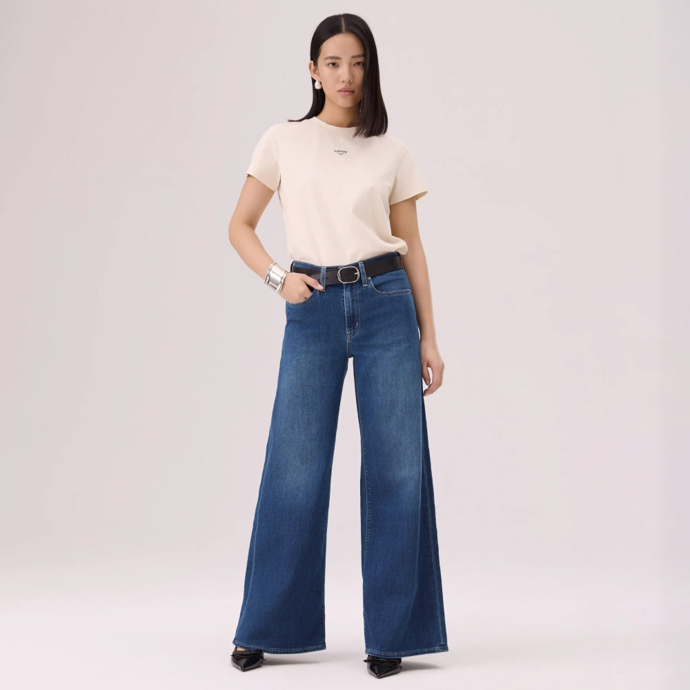  Levi's® 728™ 高腰超寬腿牛仔褲 | 女裝