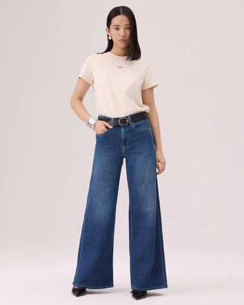  levi's® 728™ 高腰超寬腿牛仔褲 | 女裝 0039B00242430 Indigo  – Levi's 香港
