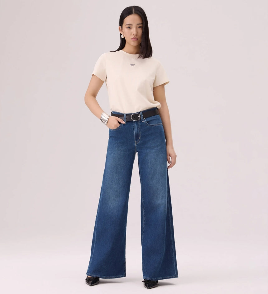  levi's® 728™ 高腰超寬腿牛仔褲 | 女裝 0039B00242430 Indigo – Levi's 香港