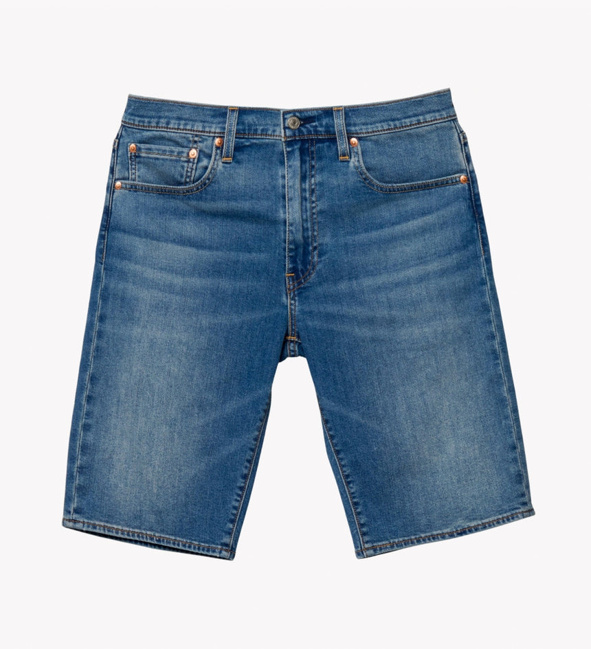  levi's® 405™低腰膝上彈性牛仔短褲 | 男裝   3986401942812 Blue – Levi's 香港