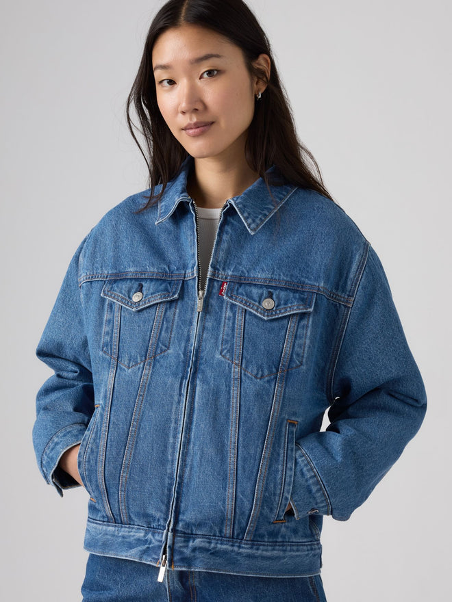 levi’s® x sky high farm goods trucker 外套 005RH0000S- Blue  – Levi's 香港
