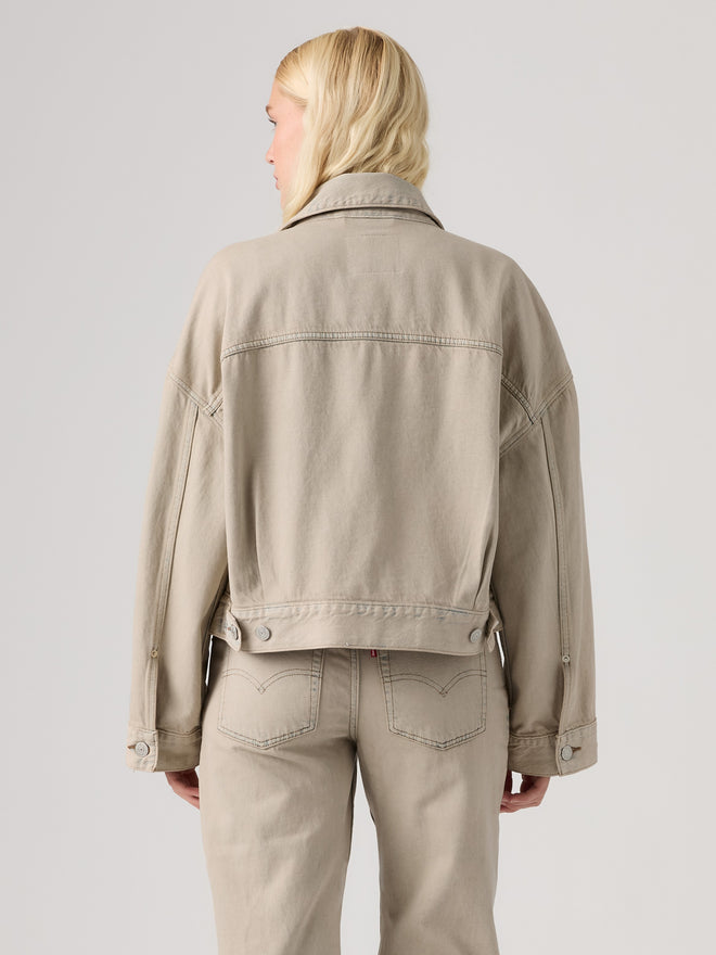 rosé's style levi's® women's loose crop trucker jacket 0089L0017XXS- New Hire Trucker - Light Wash  – Levi's Hong Kong