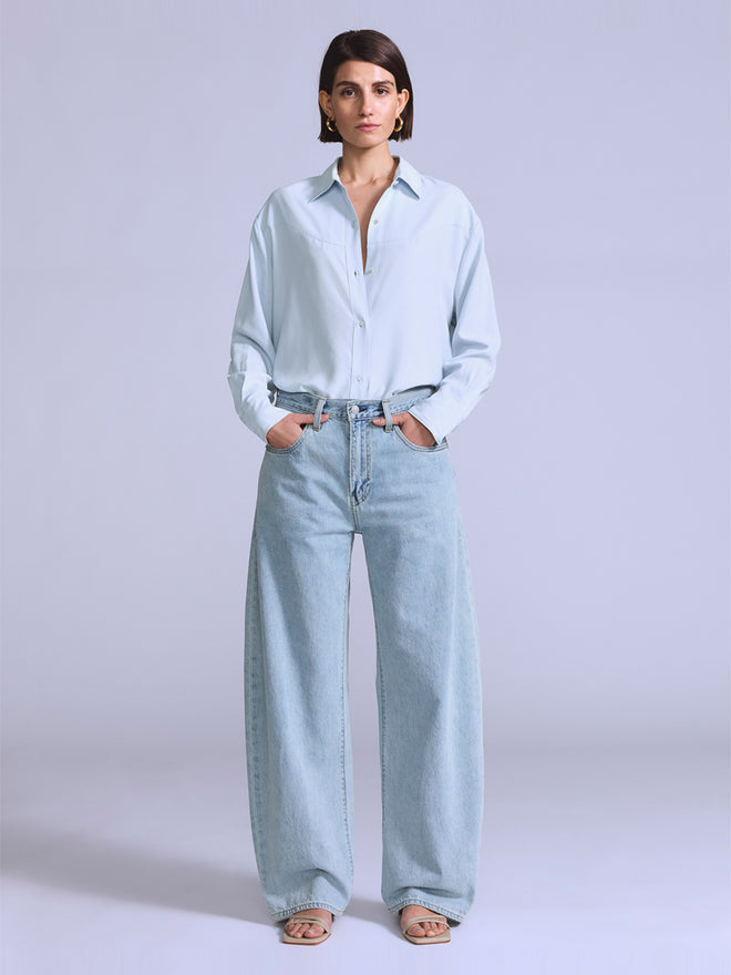 levi's® blue tab™ women's drop barrel jeans 003J400032429 Light Indigo  – Levi's Hong Kong
