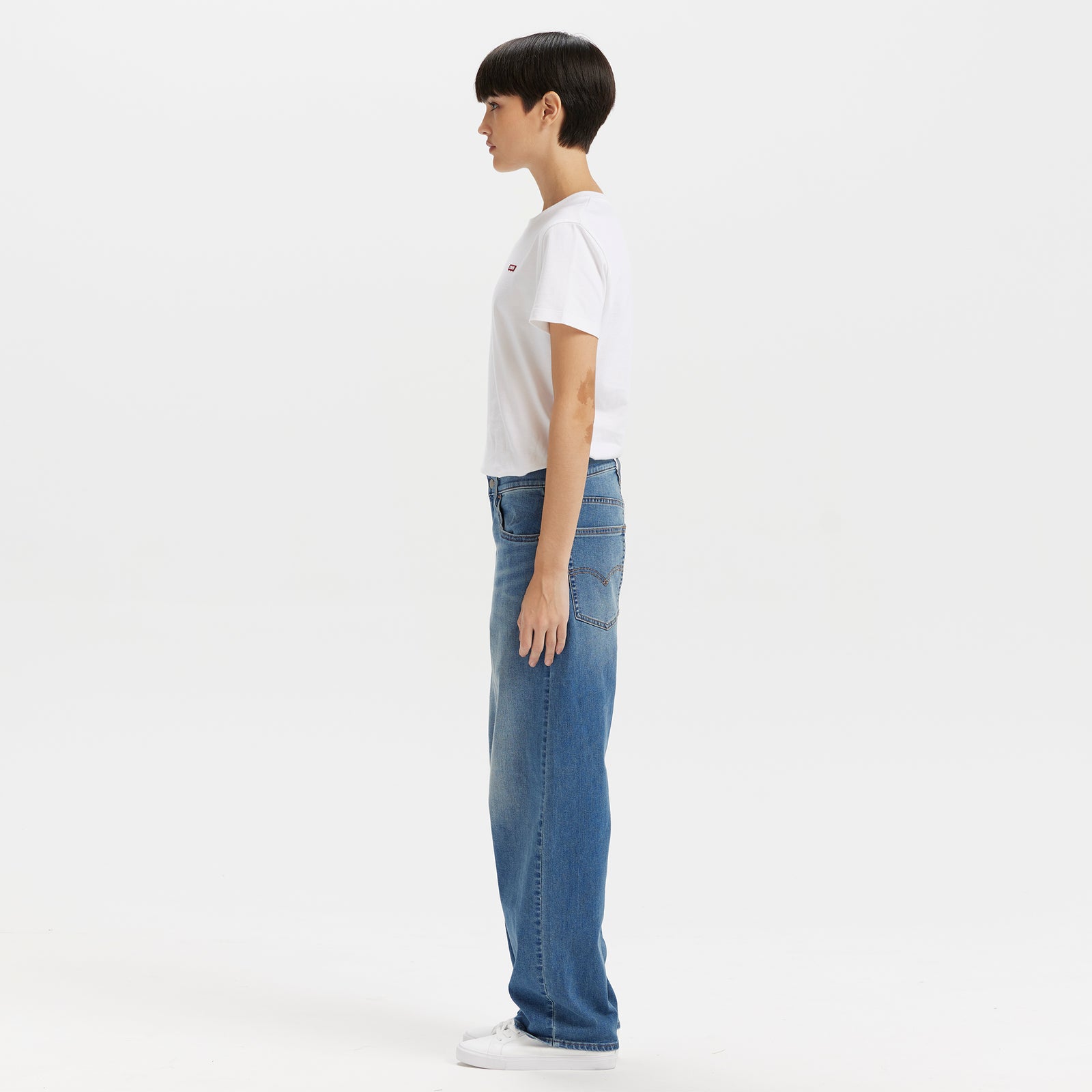 levi’s® women's baggy dad mid-rise straight jeans A349400732330 Indigo – Levi's Hong Kong