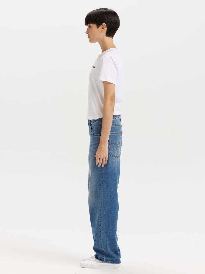 levi’s® women's baggy dad mid-rise straight jeans A349400732330 Indigo  – Levi's Hong Kong