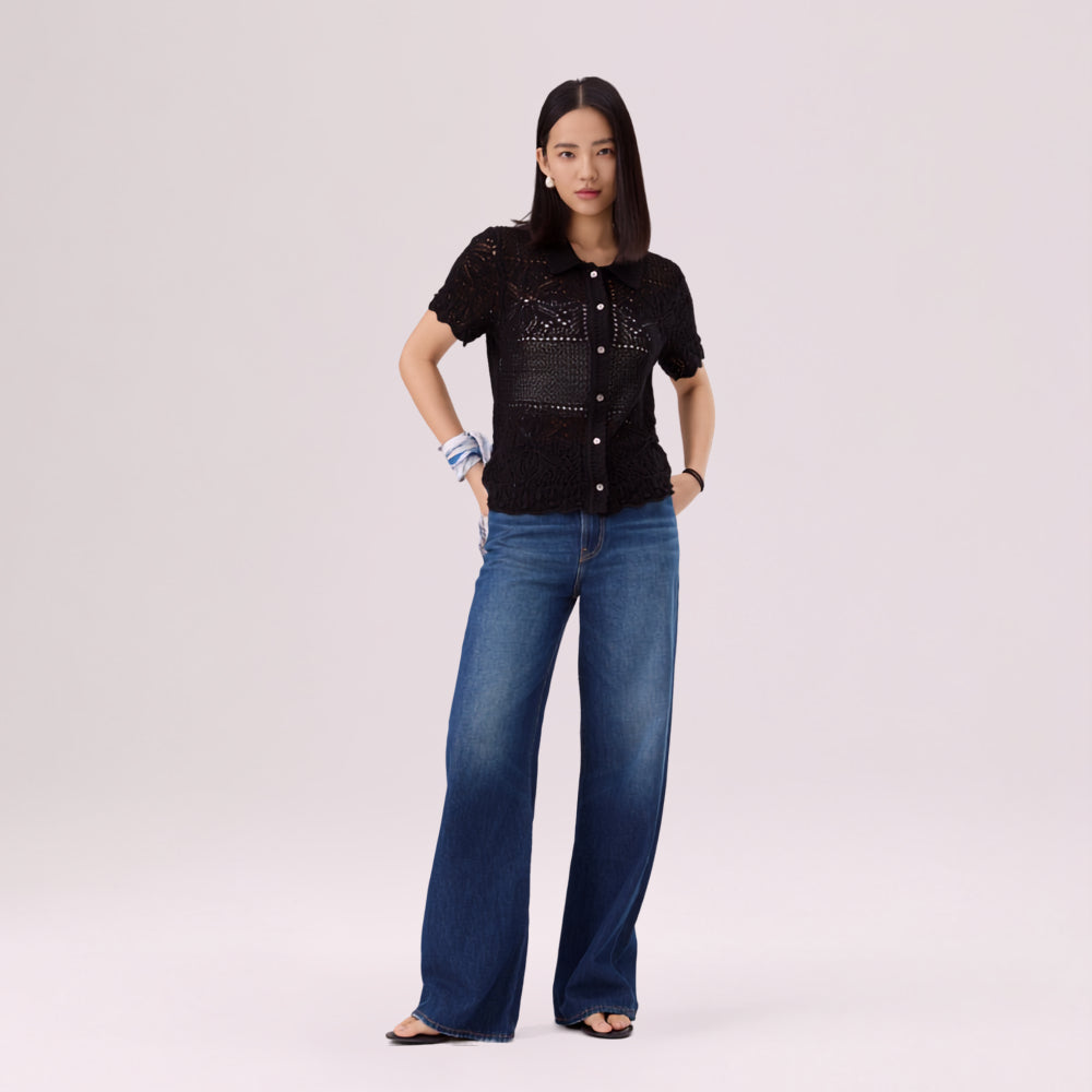 levi's® ribcage wide leg 牛仔褲 | 女裝 A608100842430 Indigo – Levi's 香港