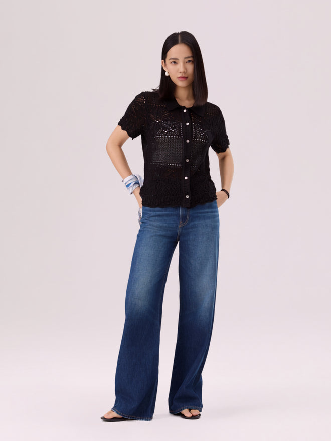 levi's® ribcage wide leg 牛仔褲 | 女裝 A608100842430 Indigo  – Levi's 香港