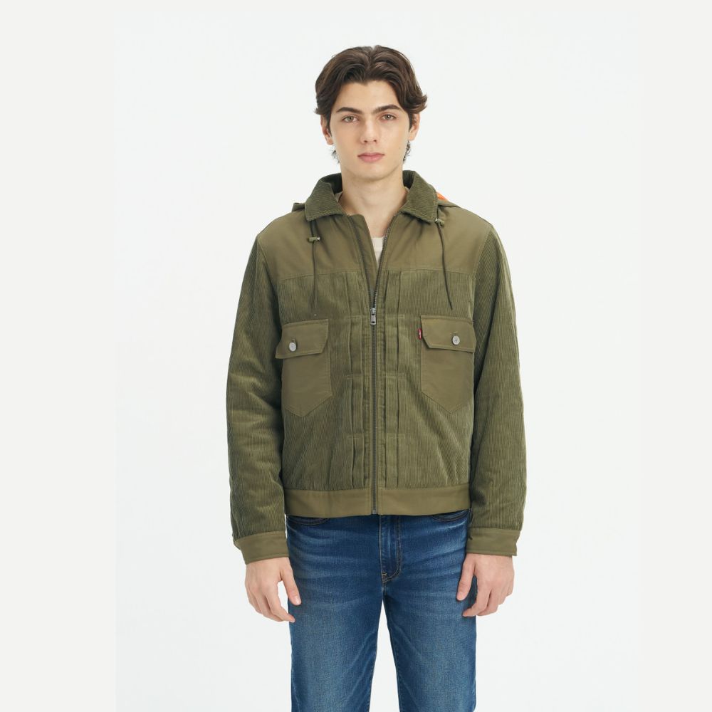 levi's® 棉質外套|男裝 004YS0001S- Green – Levi's 香港
