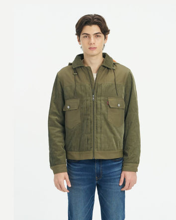 levi's® men's cotton jacket 004YS0001S- Green  – Levi's Hong Kong