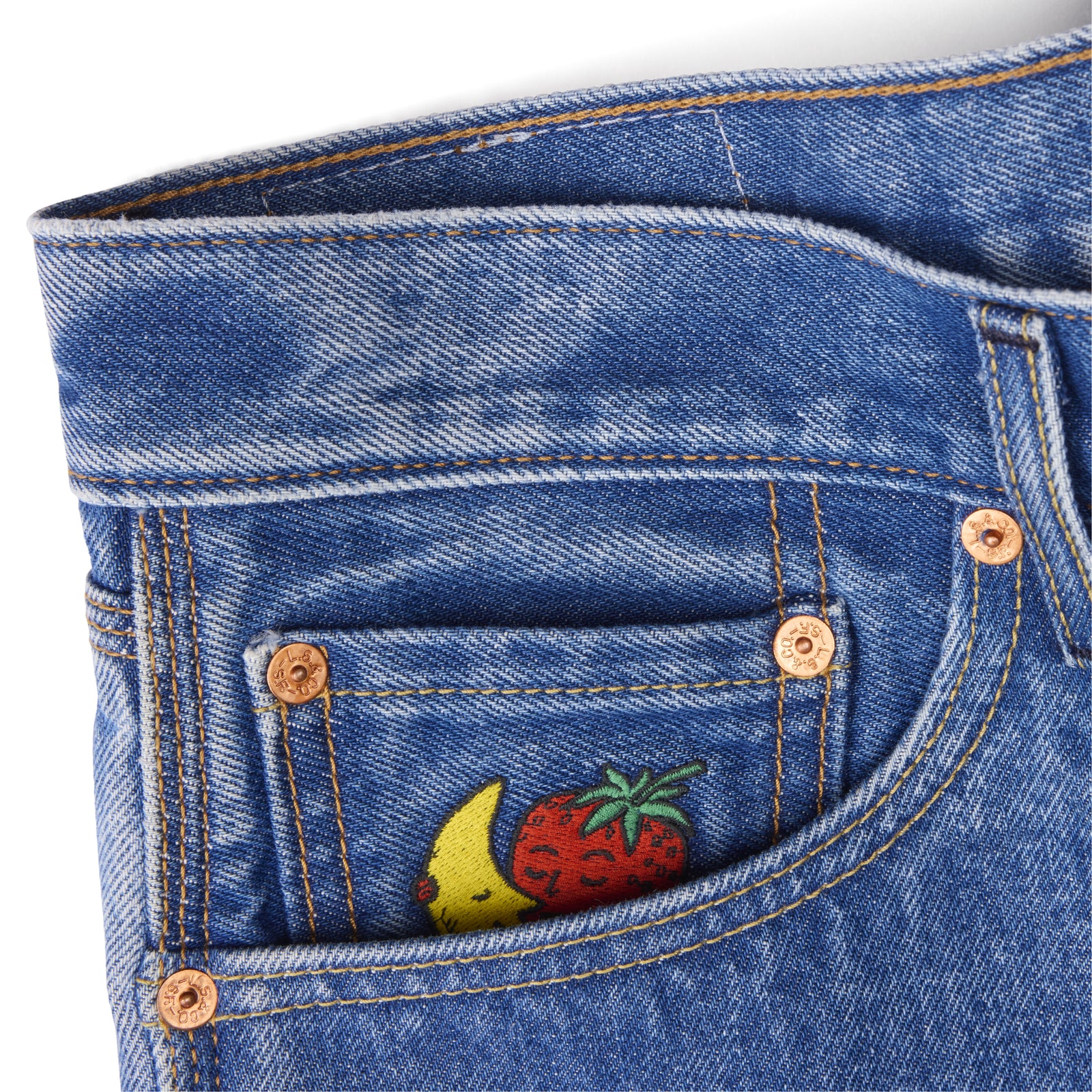 levi’s® x sky high farm goods baggy utility shorts 005S2000029- Blue – Levi's Hong Kong