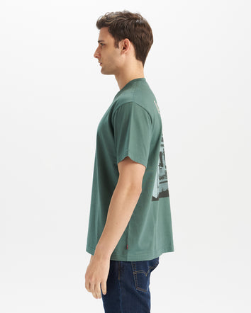 levi’s® 印花設計短袖 tee恤 | 男裝 002XF0002XS- Green  – Levi's 香港