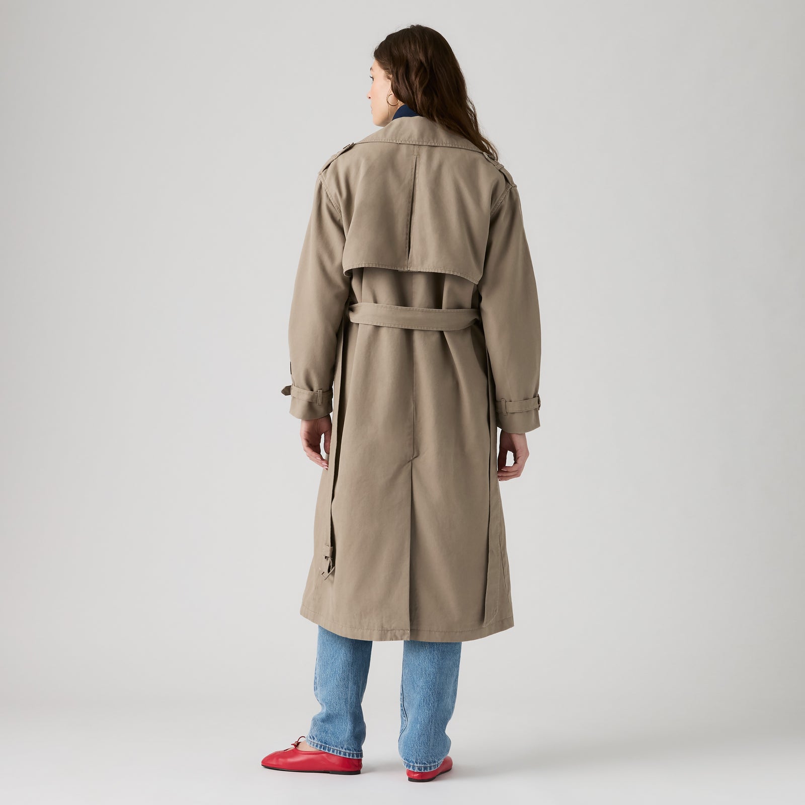 rosé朴彩英同款 levi's® serena 風衣 | 女裝 006RW0004XXS- Fallen Rock - Brown – Levi's 香港