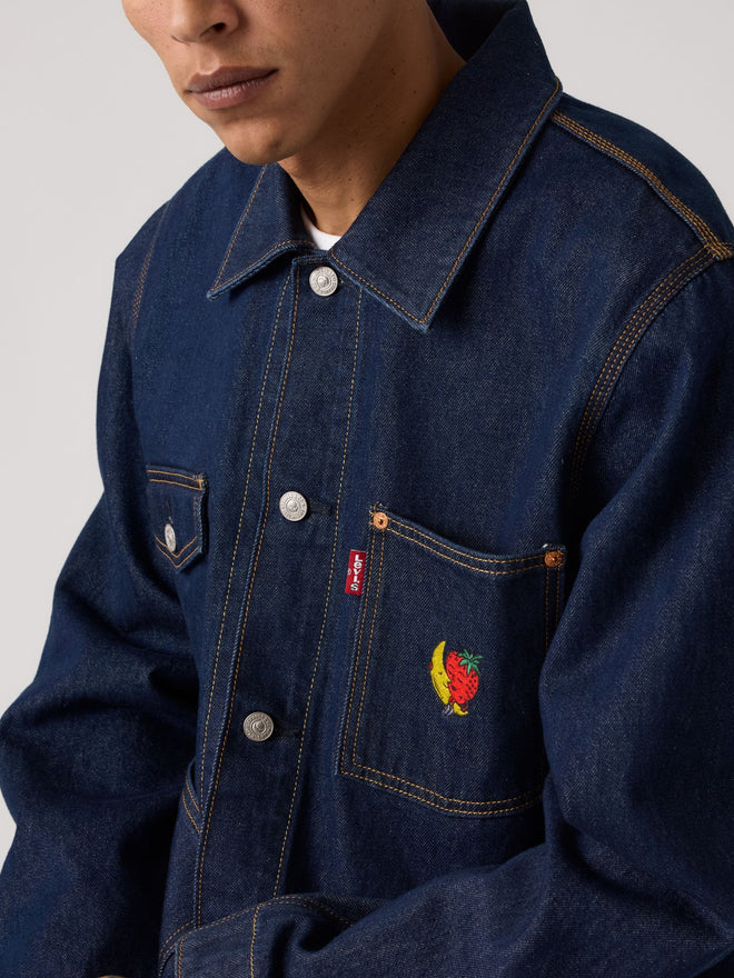 levi’s® x sky high farm goods 工裝外套 005RI0000M- Blue  – Levi's 香港