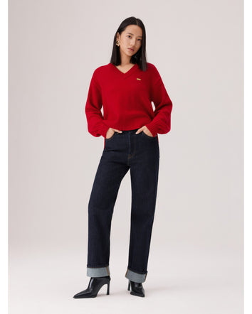 levi's® ribcage 高腰直筒牛仔褲 | 女裝 7907800662530 Indigo  – Levi's 香港