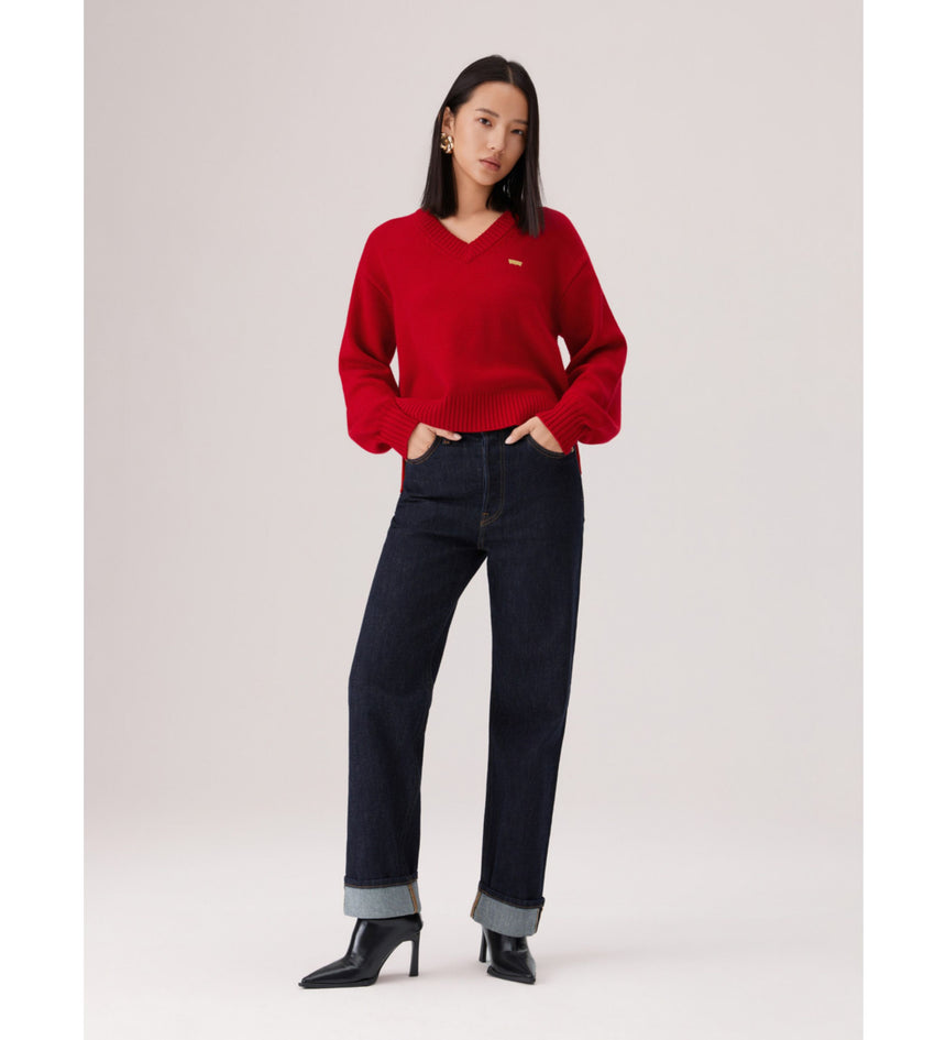 levi's® ribcage 高腰直筒牛仔褲 | 女裝 7907800662530 Indigo – Levi's 香港