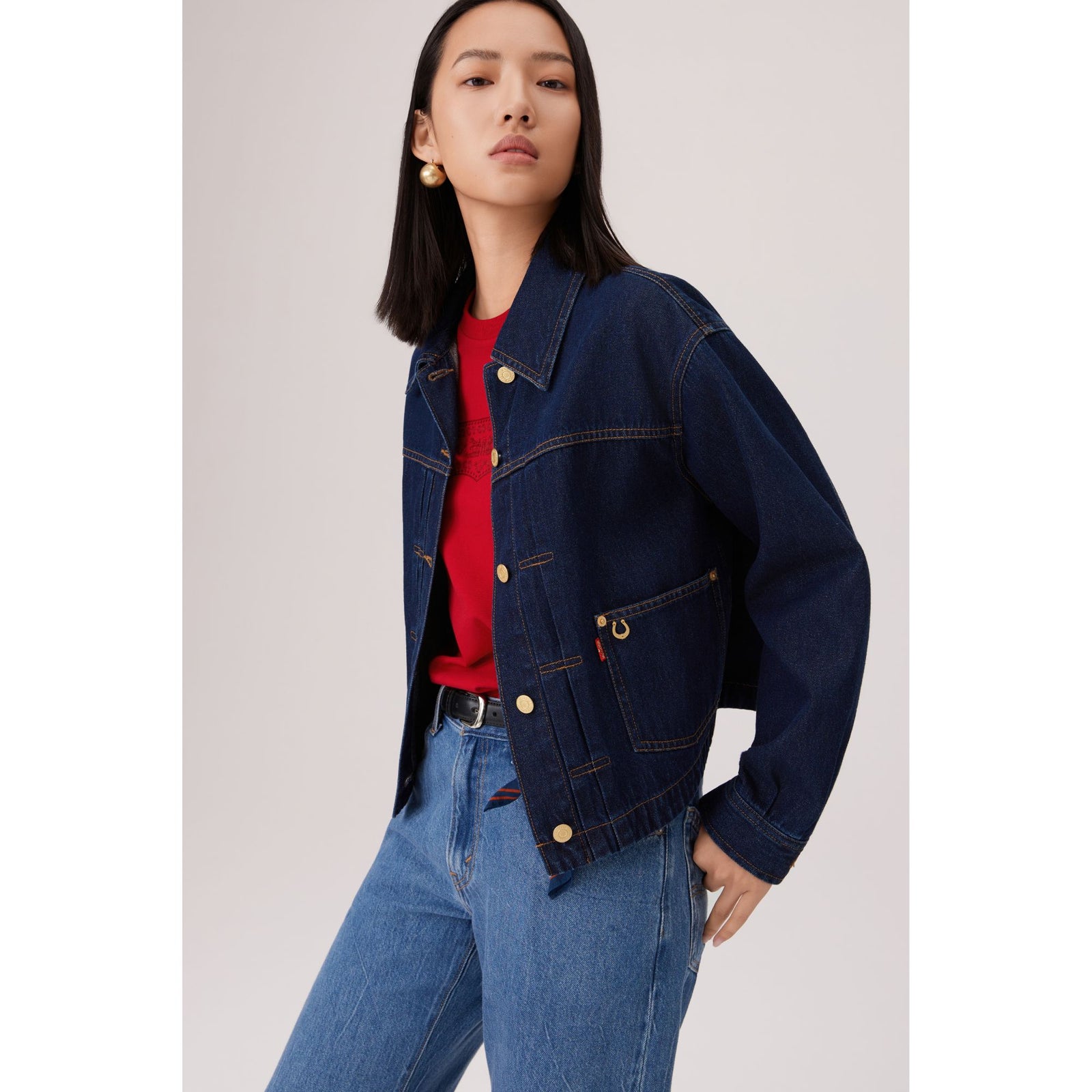 levi's® women's cny type i trucker jacket 006R60000L- Multicolor – Levi's Hong Kong