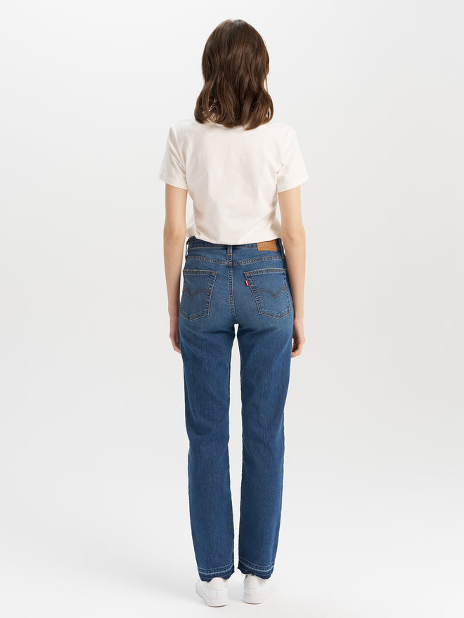 levi’s® 724™ 高腰直筒 performance cool 牛仔褲 | 女裝 1888303882428 Indigo  – Levi's 香港