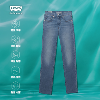 Levi's® 724高腰直腳COOL 系列牛仔褲 | 女裝