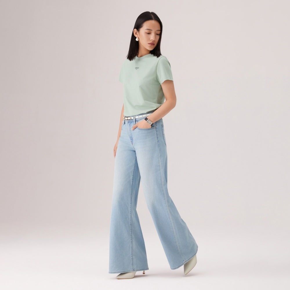 levi's® 728™ high rise wide leg jeans 0039B00262430 Light Wash – Levi's Hong Kong