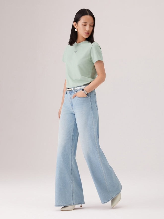  levi's® 728™ 高腰超寬腿牛仔褲 | 女裝 0039B00262430 Light Wash  – Levi's 香港