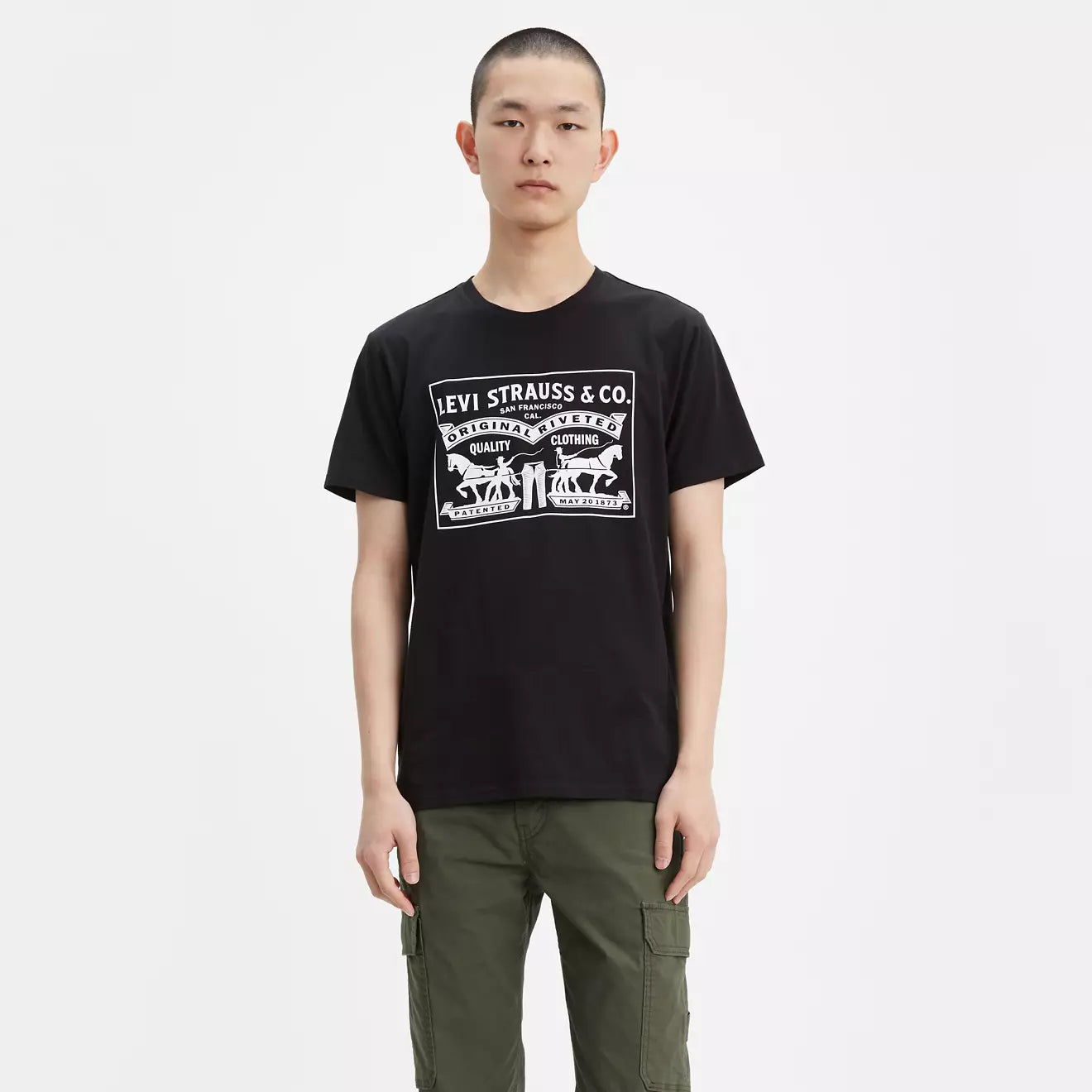 Levi's® 雙馬圖案T恤 | 男裝