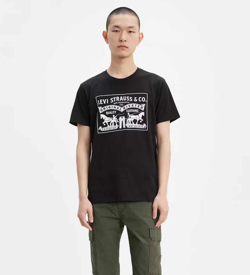 levi's® 雙馬圖案t恤 | 男裝 224950041XS- Black – Levi's 香港