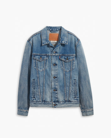 levi's® 男士 type iii 經典修身版型牛仔褸 牛仔外套 723340574XS- Medium Indigo  – Levi's 香港