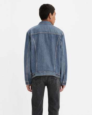 levi's® 男士 type iii 經典修身版型牛仔褸 牛仔外套 723340574XS- Medium Indigo  – Levi's 香港