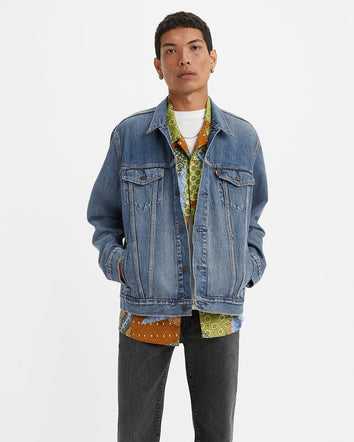levi's® 男士 type iii 經典修身版型牛仔褸 牛仔外套 723340574XS- Medium Indigo  – Levi's 香港
