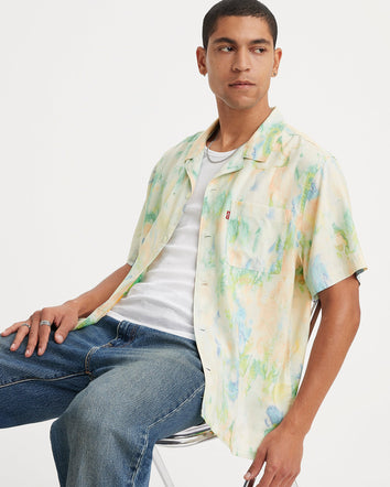 levi's®男士短袖休閒恤衫 726250080S- Asher Ice Dye Icelandic Poppy  – Levi's 香港