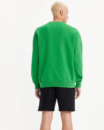 levi's® gold tab™ men's crewneck sweatshirt A37700011XS- Crew Foothills Medium Green  – Levi's Hong Kong
