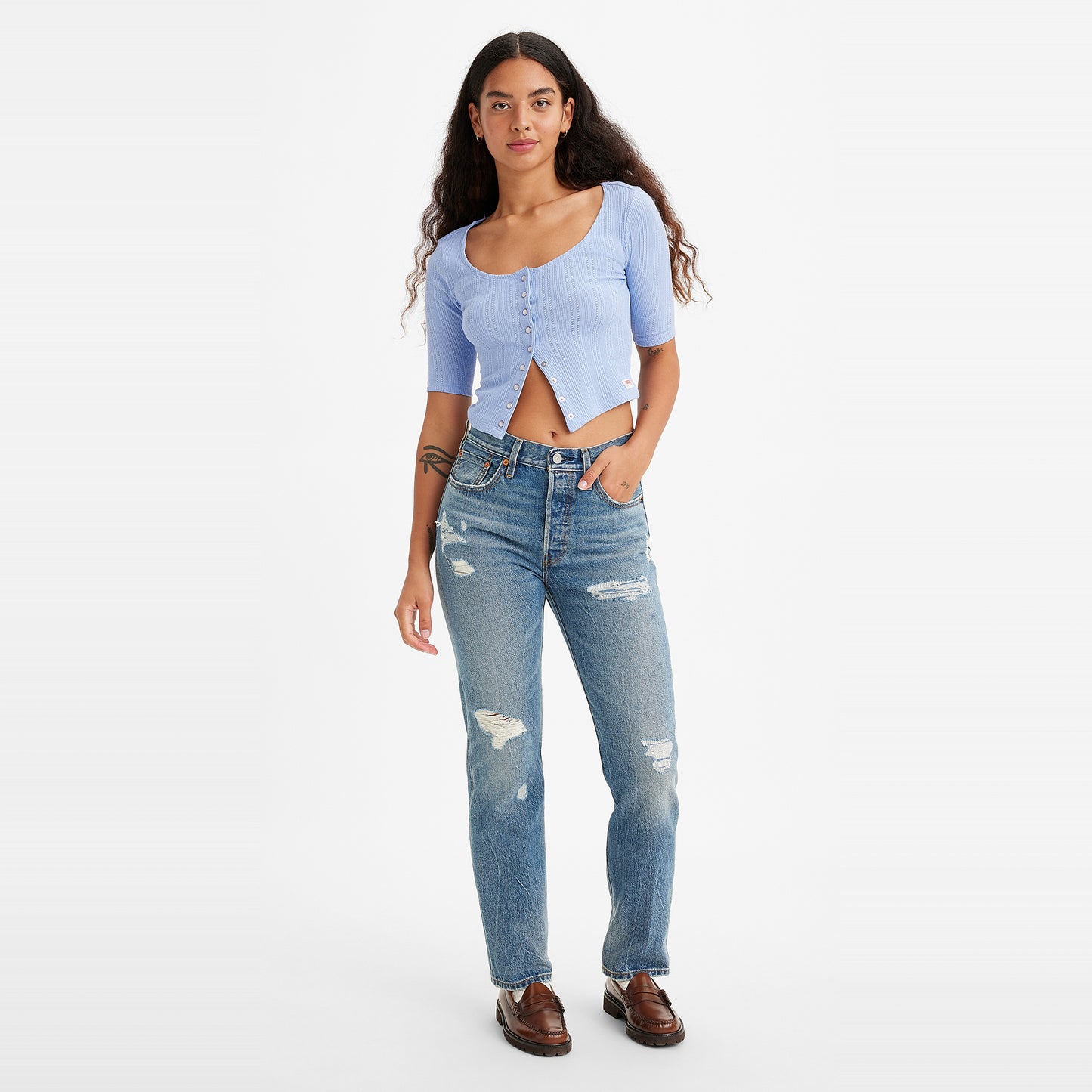Levi's® 501® 經典原創牛仔褲 | 女裝