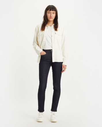 levi's® 311 塑形緊身牛仔褲 | 女裝 1962603792428 Dark Indigo  – Levi's 香港