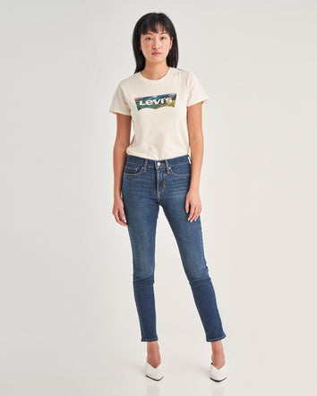 levi's® women's 311 shaping skinny jeans 1962603802628 Salty Surf - Medium Indigo - Worn In  – Levi's Hong Kong