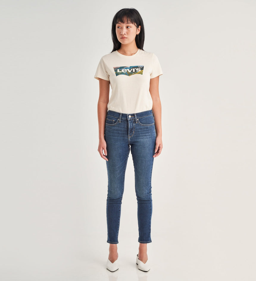 levi's® women's 311 shaping skinny jeans 1962603802628 Salty Surf - Medium Indigo - Worn In – Levi's Hong Kong