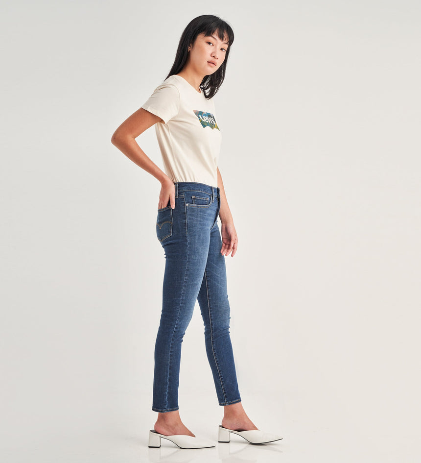 levi's® women's 311 shaping skinny jeans 1962603802628 Salty Surf - Medium Indigo - Worn In – Levi's Hong Kong