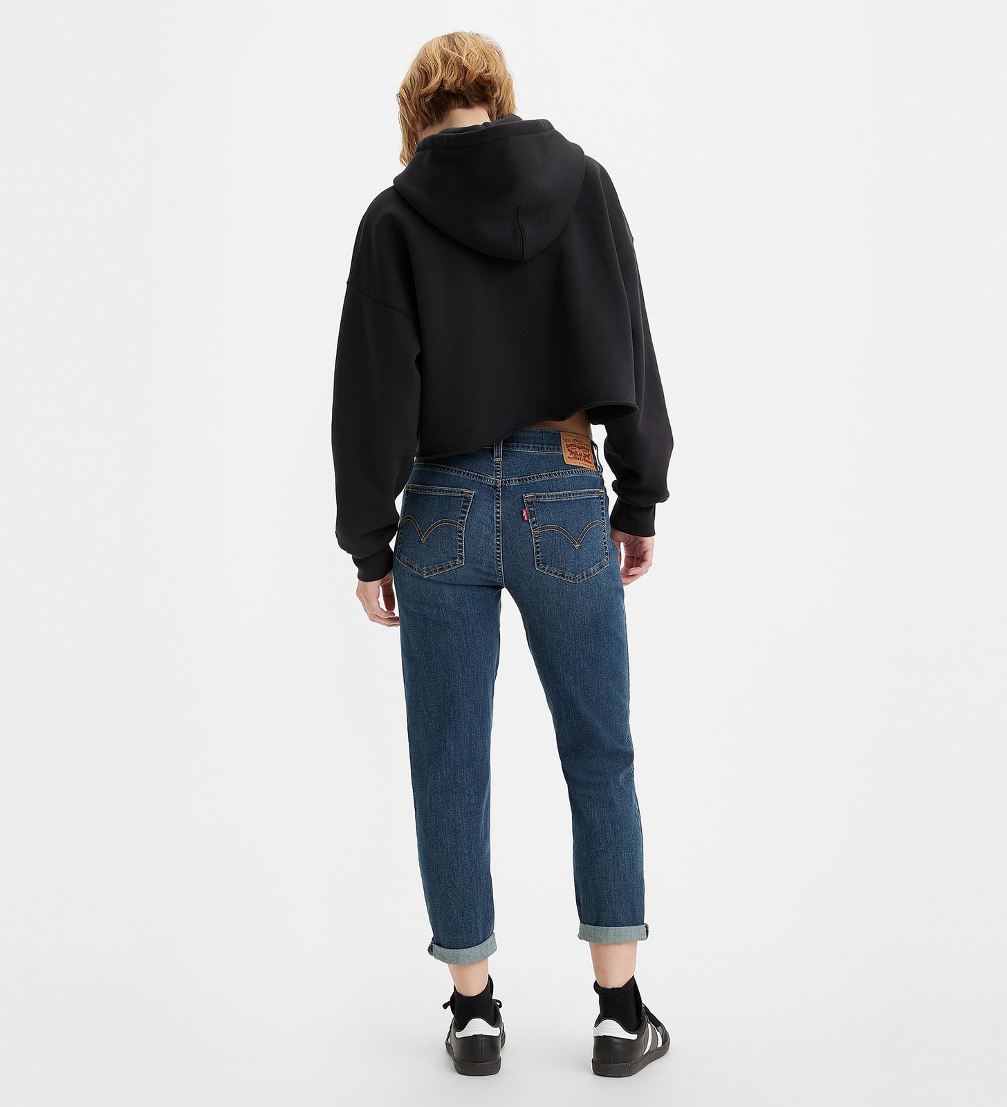levi’s® 男友風新款boyfriend牛仔褲 | 女裝 1988702852327 Dark Indigo Worn In – Levi's 香港