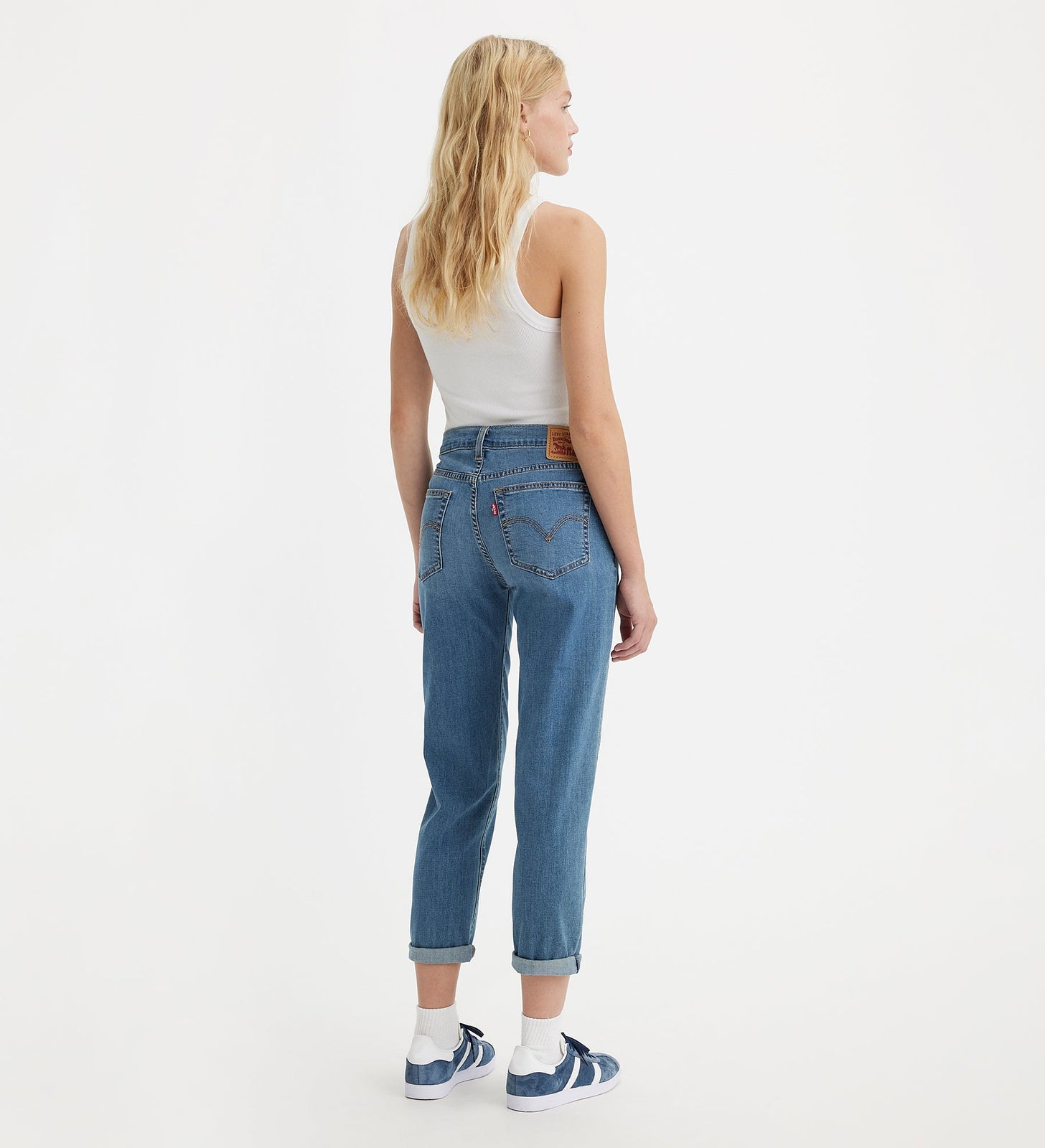 levi’s® 男友風新款boyfriend牛仔褲 | 女裝 1988703022327 Medium Indigo Worn In – Levi's 香港