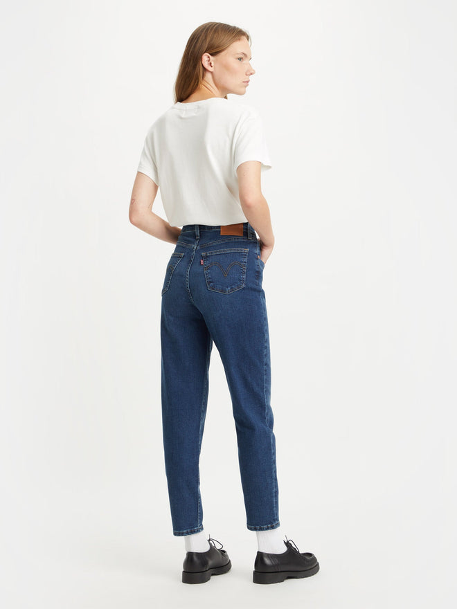 levi's® women's high-rise boyfriend jeans 8587301142427 Dark Indigo Worn In  – Levi's Hong Kong