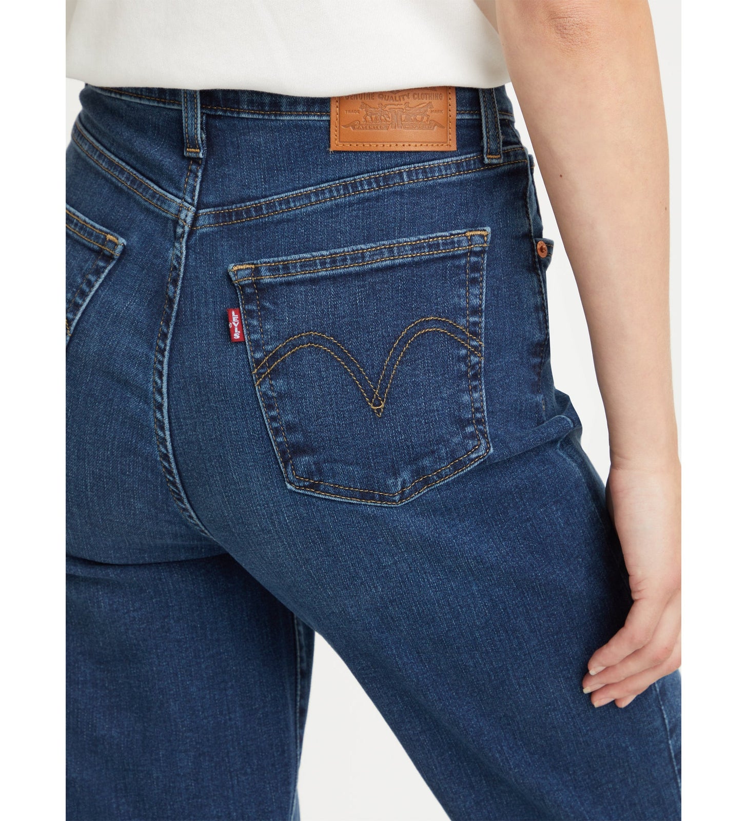 levi's®高腰boyfriend 男友風牛仔褲 | 女裝 8587301142427 Dark Indigo Worn In – Levi's 香港