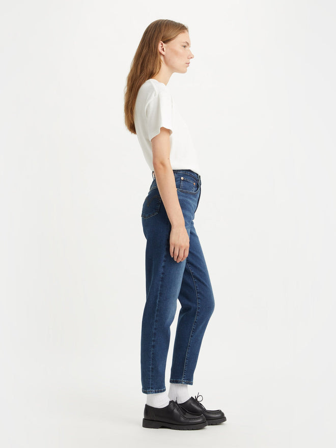 levi's® women's high-rise boyfriend jeans 8587301142427 Dark Indigo Worn In  – Levi's Hong Kong