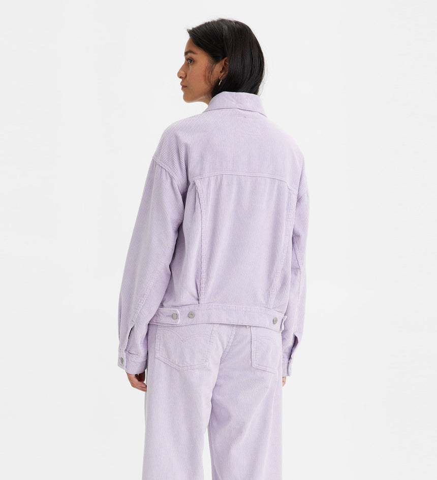 levi's® women's '90s trucker jacket A17430009S- Light Purple Garment Dye – Levi's Hong Kong