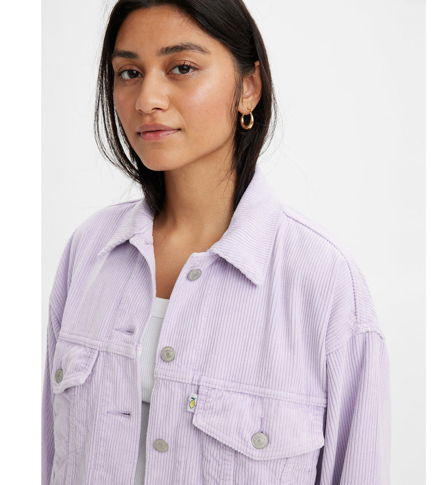 levi's® women's '90s trucker jacket A17430009S- Light Purple Garment Dye – Levi's Hong Kong